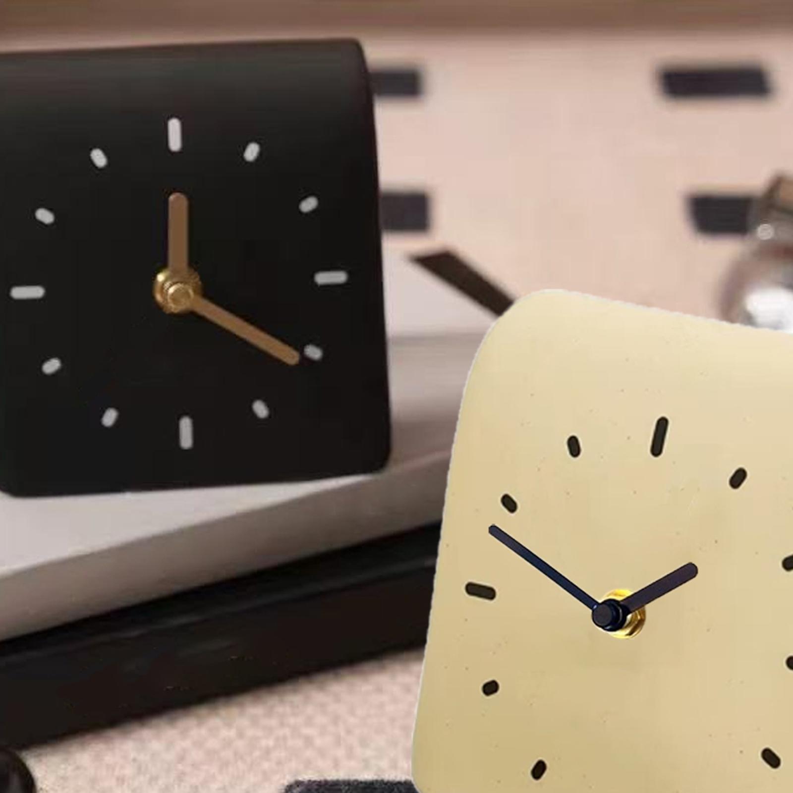 Desk Setup Study - Desk Clock Modern Art Shelf Clock