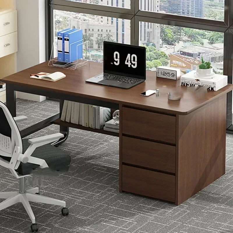 Desk Setup Study - European Computer Desk Floor Legs Mesa