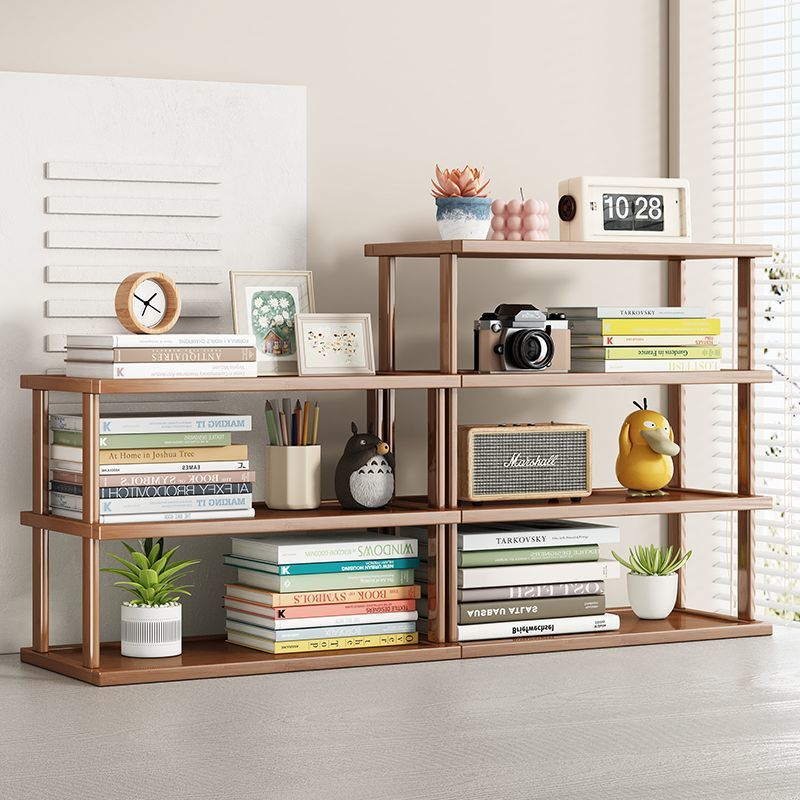 Desk Setup Study - Space Saving Desktop Layered Storage Rack,