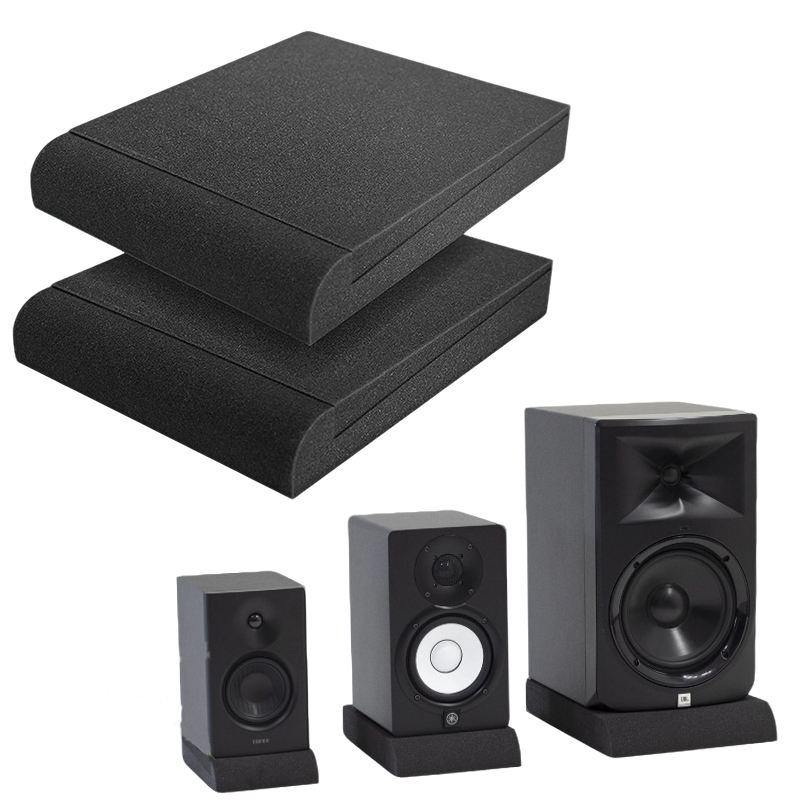 Desk Setup Speakers - Shockproof Sound Insulation Isolation Mats Studio