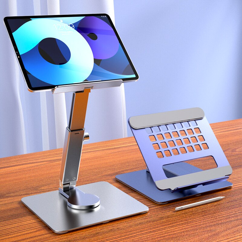 Aluminum Tablet Stand 360°Rota - Desk Setup Riser recension och pris