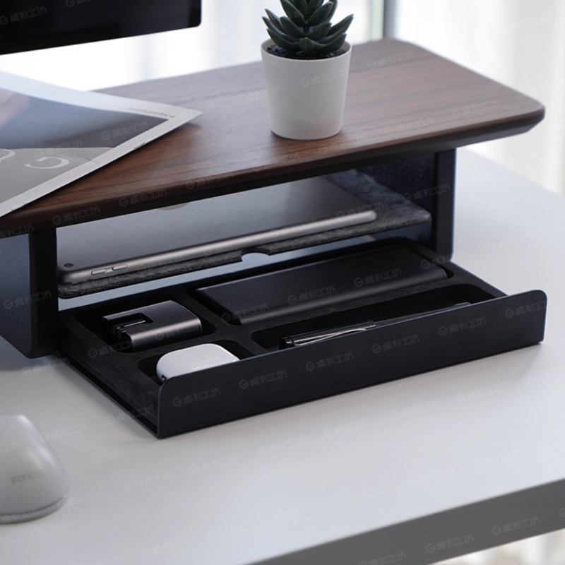 Monitor Stand Riser Storage Dr - Desk Setup Riser recension och pris