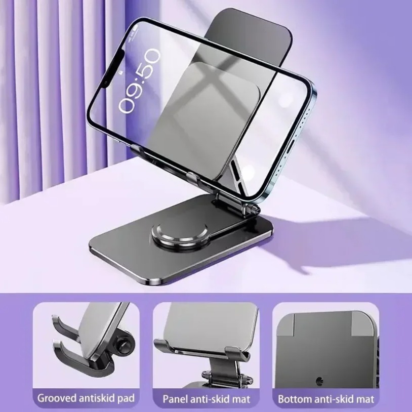Universal Metal 360° Rotatable - Desk Setup Stand recension och pris