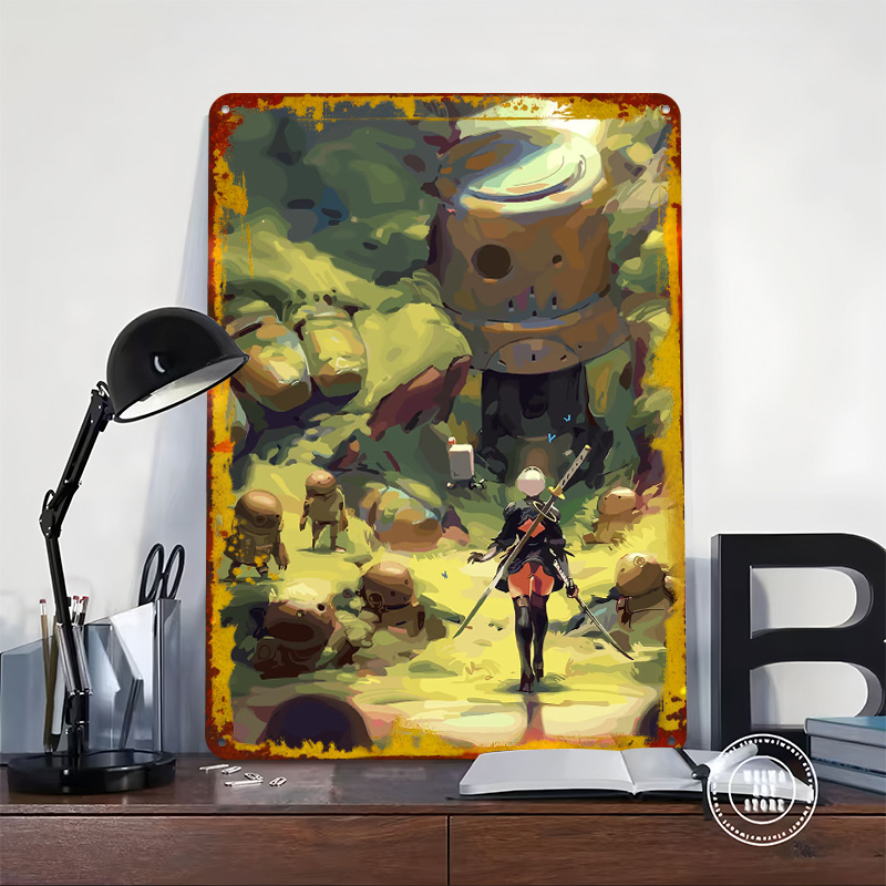 Nier Automata: 2B in Forest Me - Desk Setup Vintage recension och pris