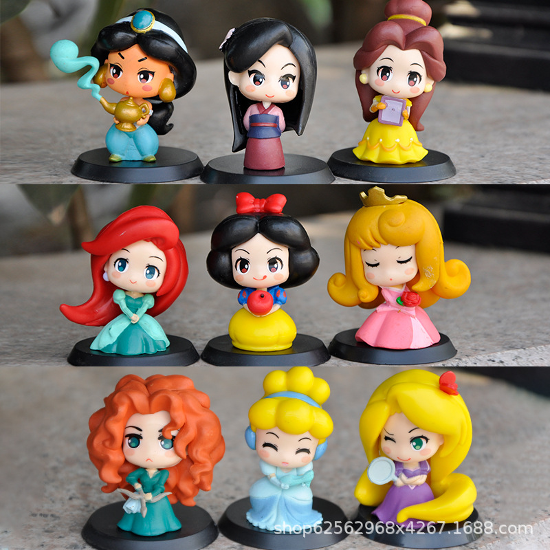 9pcs/set Anime Princess Q Vers - Desk Setup Kit recension och pris
