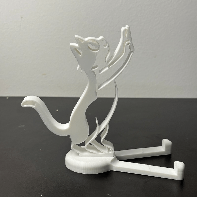 Abstract Hollow Line Cat Phone - Desk Setup Stand recension och pris
