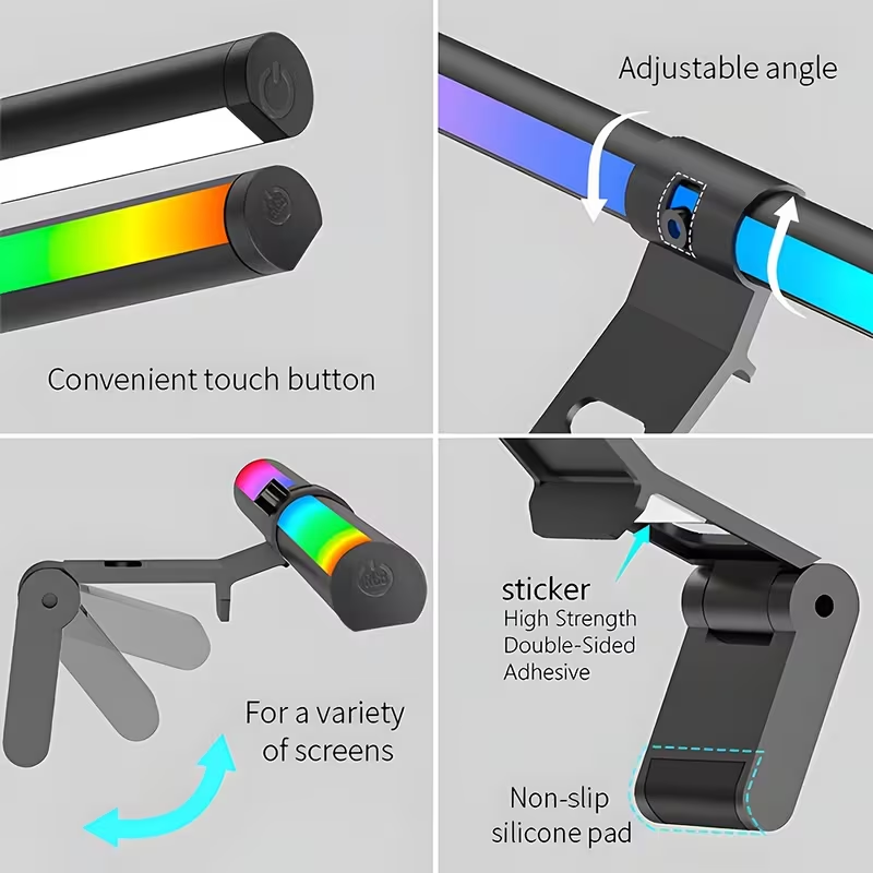 Monitor Light Bar RGB Lightbar - Desk Setup Study recension och pris