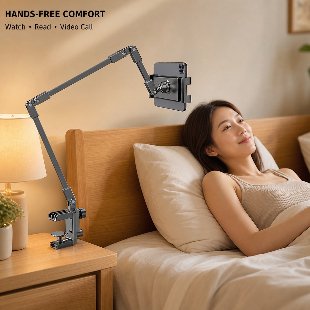 Adjustable Bed Phone Holder St - Desk Setup Stand recension och pris