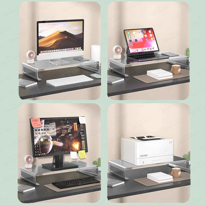 Computer Monitor Stand Riser E - Desk Setup With Laptop And Monitor recension och pris