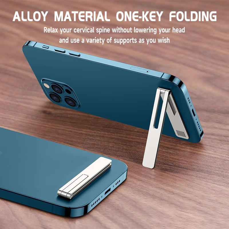 Metal Steel Folding Phone Brac - Desk Setup Stand recension och pris