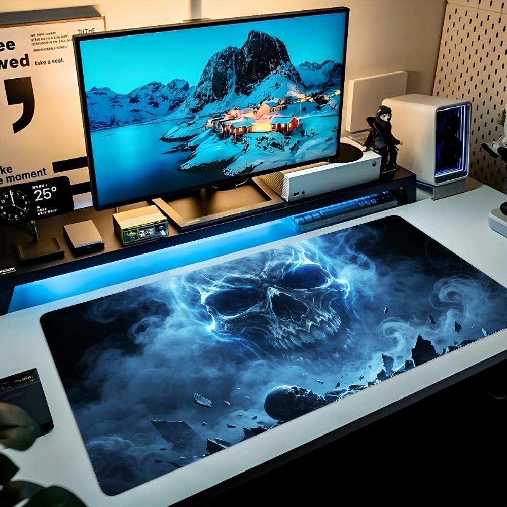 Mysterious Blue Lightning Ghos - Desk Setup Dark recension och pris
