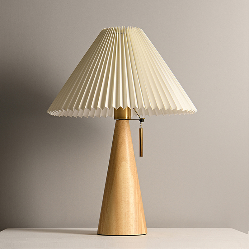 Retro Solid Wood Table Lamp No - Desk Setup Vintage recension och pris