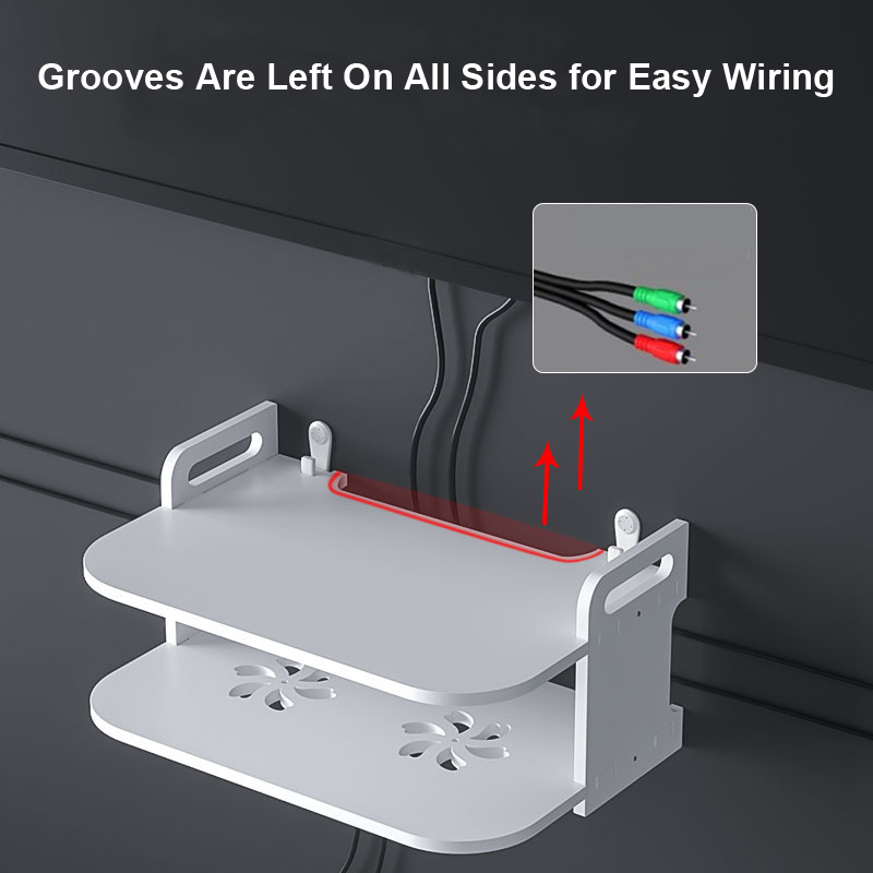 Wall-Mounted Router Cable Orga - Desk Setup With Tv recension och pris