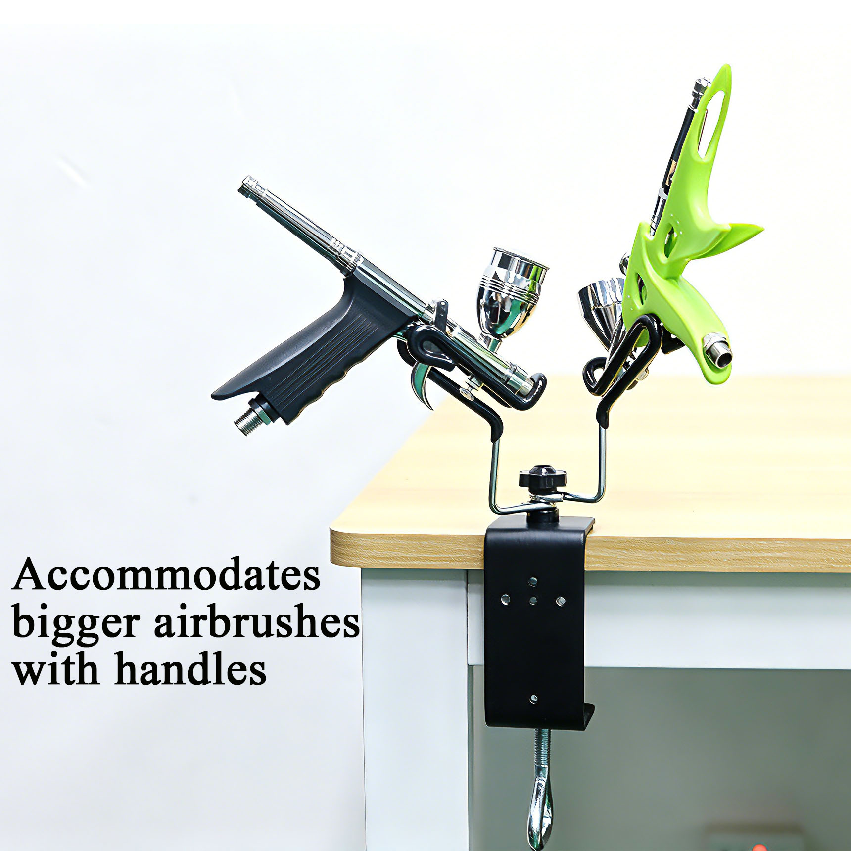 Large Airbrush Holder for Hand - Desk Setup Kit recension och pris
