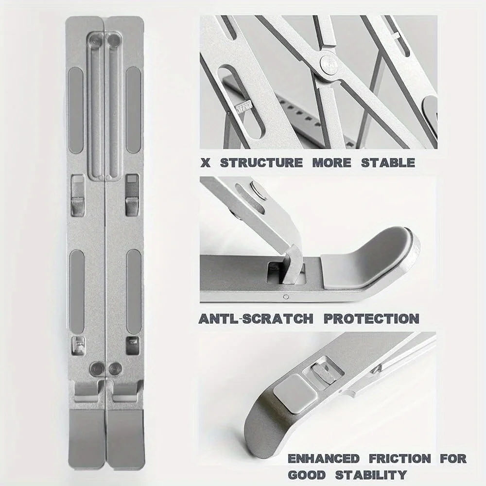 Foldable Aluminum Laptop Riser - Desk Setup Riser recension och pris