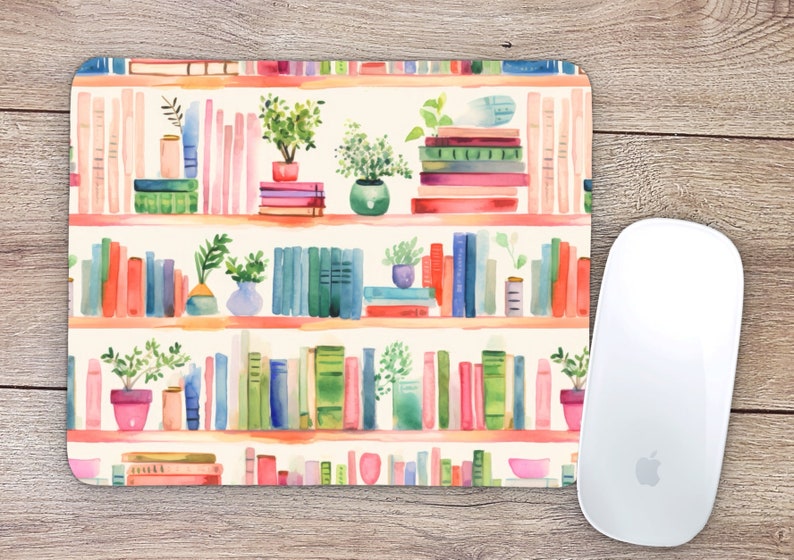 Plant Books Mouse Pad Home Off - Desk Setup With Plants recension och pris