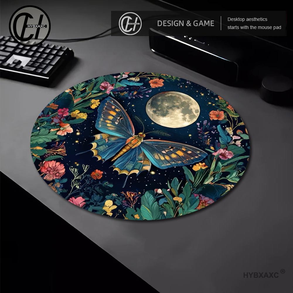 Round Forest Plant Mouse Pad R - Desk Setup With Plants recension och pris