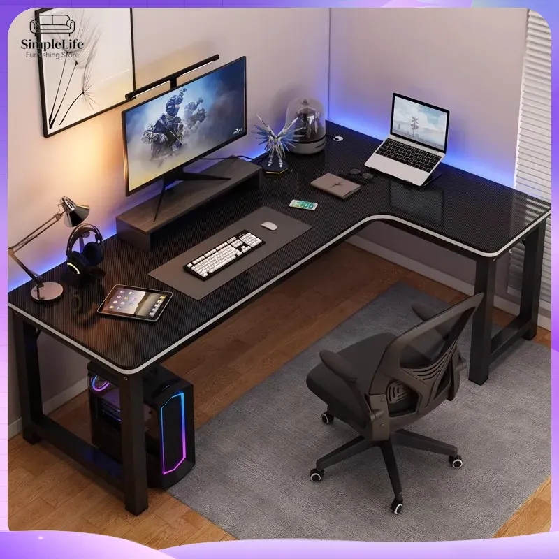 Corner Gaming Desk Computer De - Desk Setup With Laptop And Monitor recension och pris
