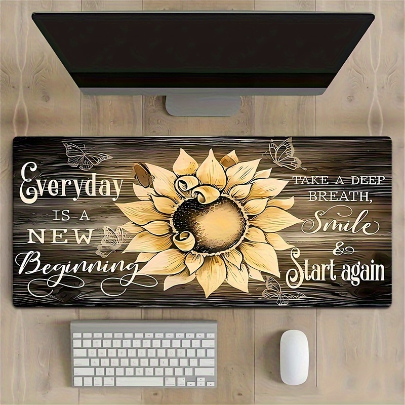 Sunflower Mouse Pad Inspiratio - Desk Setup Inspiration recension och pris