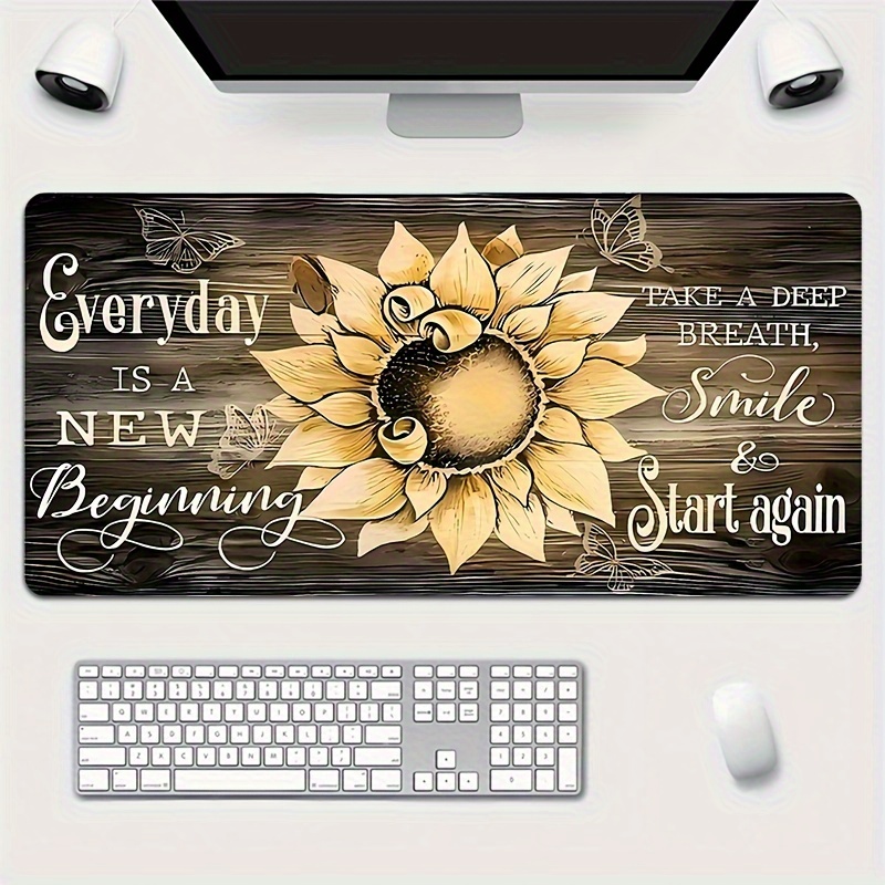 Sunflower Mouse Pad Inspiratio - Desk Setup Inspiration recension och pris