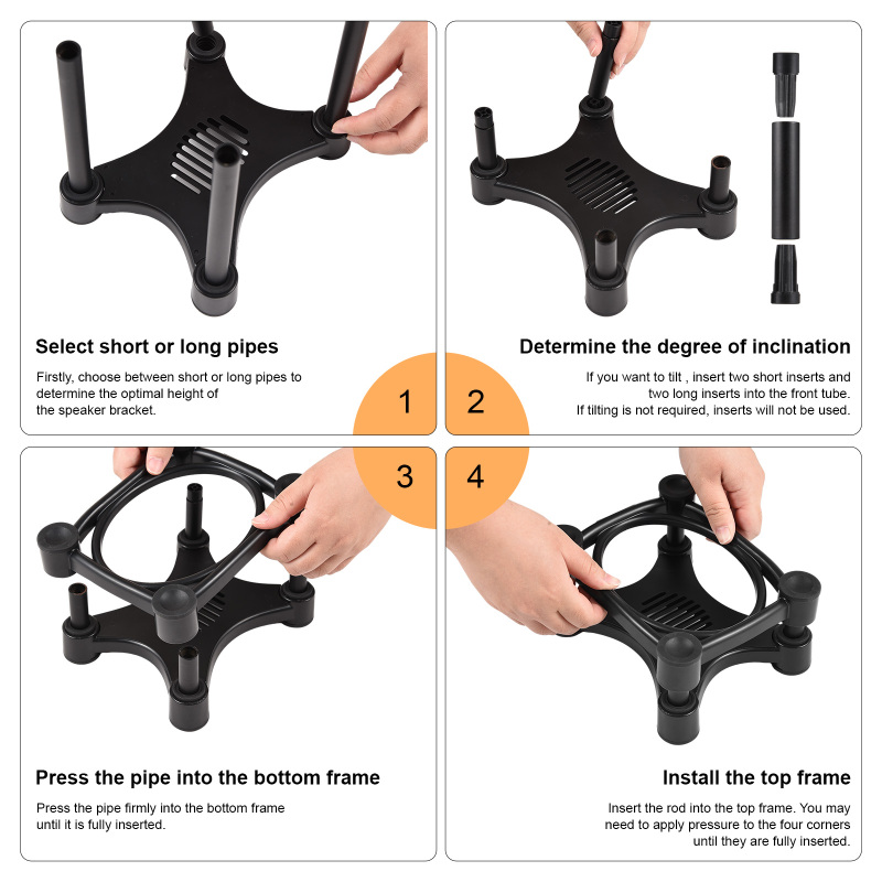 Desktop Speaker Stands Monitor - Desk Setup Speakers recension och pris
