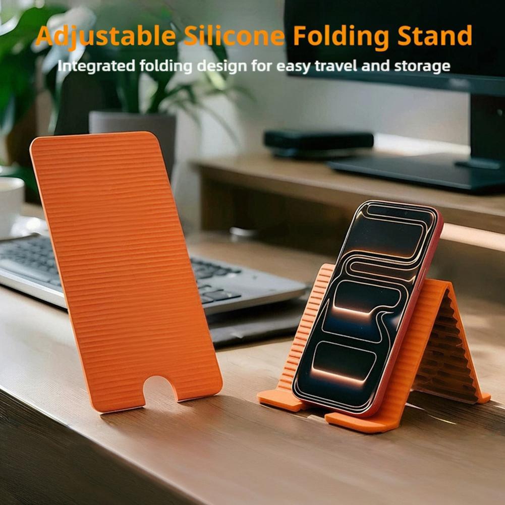 Flexible Foldable Silicone Pho - Desk Setup Stand recension och pris