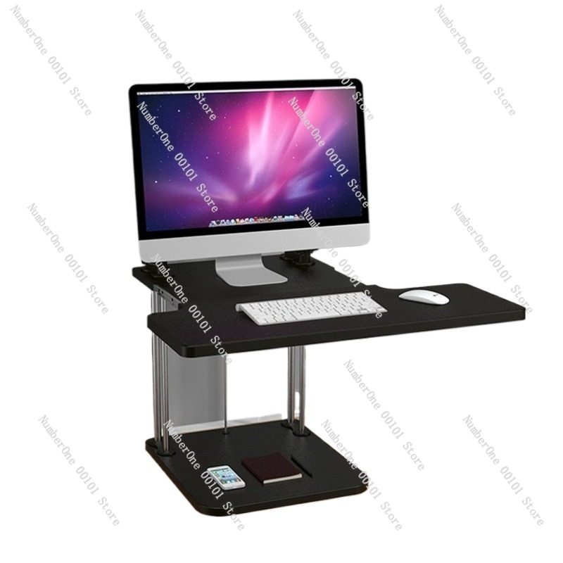 Height-Adjustable Standing Des - Desk Setup With Laptop And Monitor recension och pris