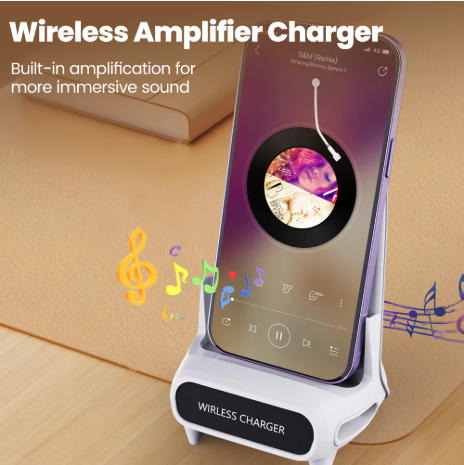Phone Wireless Charger Fast Ch - Desk Setup Speakers recension och pris