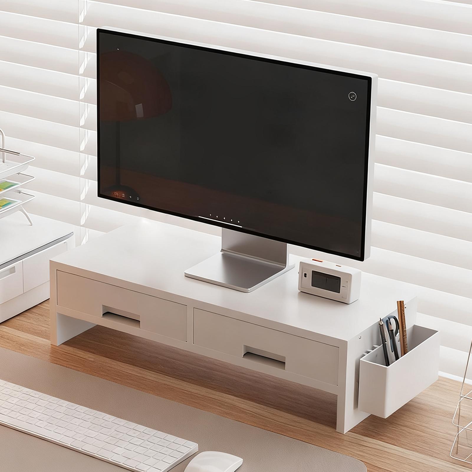 Desk Monitor Stand Riser Doubl - Desk Setup Riser recension och pris