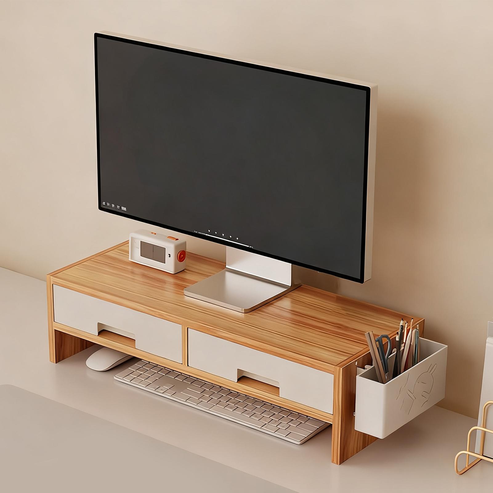 Desk Monitor Stand Riser Doubl - Desk Setup Riser recension och pris