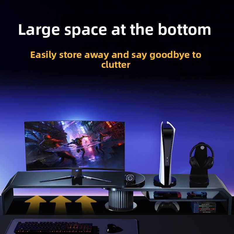 Gaming Dual Monitor Stand Offi - Desk Setup With Laptop And Monitor recension och pris