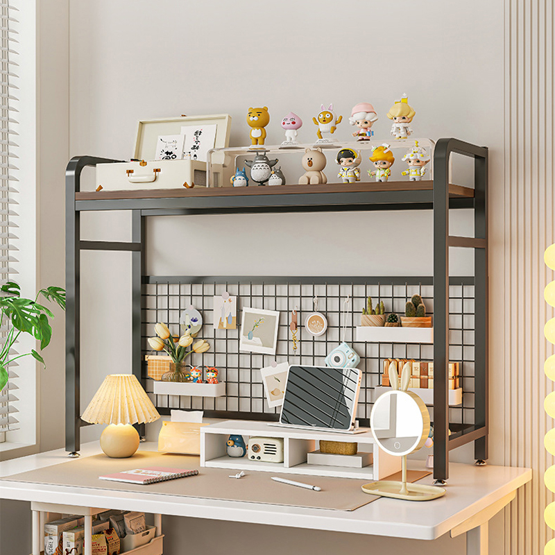 Bookshelf Bookcase With Grid D - Desk Setup Study recension och pris