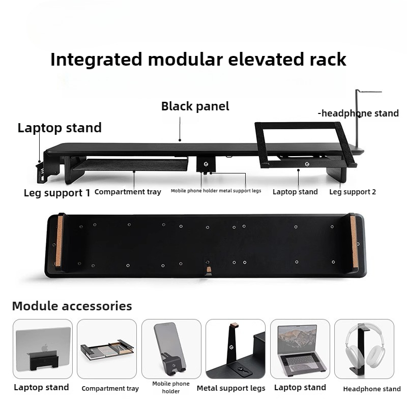Modular Monitor Riser Stand Er - Desk Setup With Laptop And Monitor recension och pris
