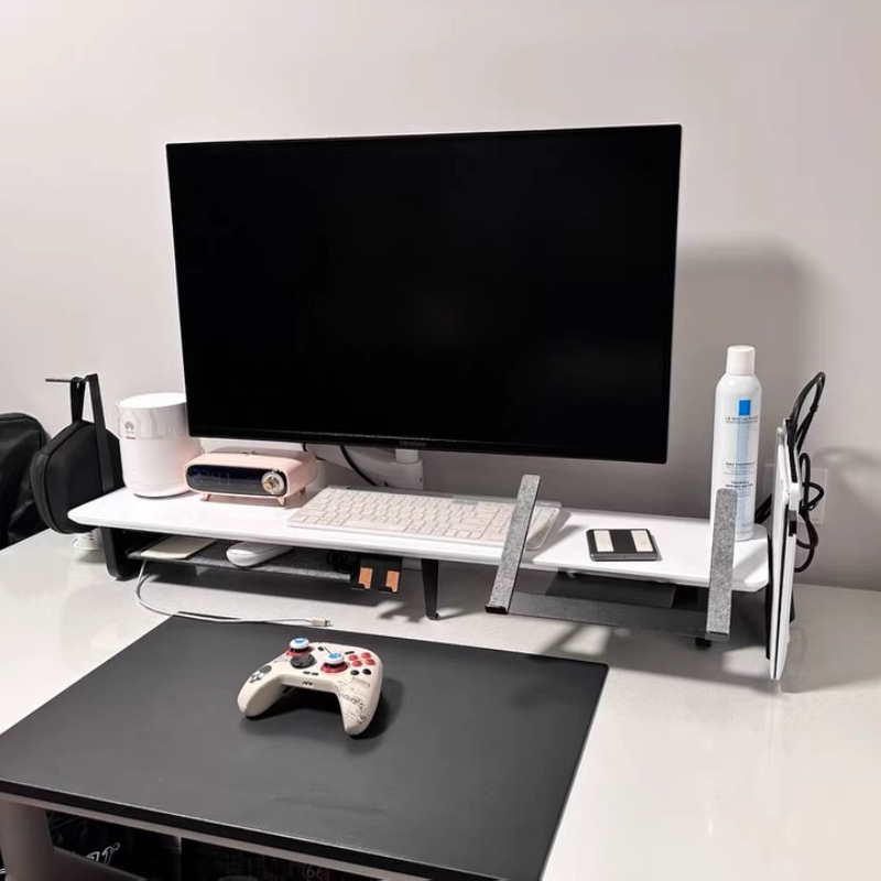 Modular Monitor Riser Stand Er - Desk Setup With Laptop And Monitor recension och pris
