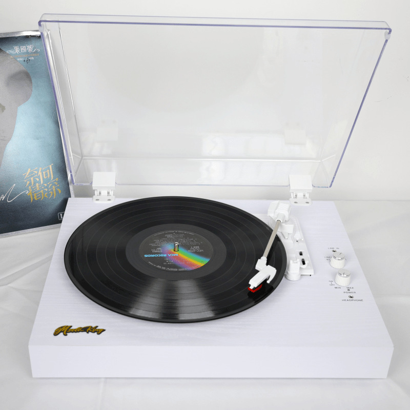Vinyl Record Player, Record Pl - Desk Setup Speakers recension och pris