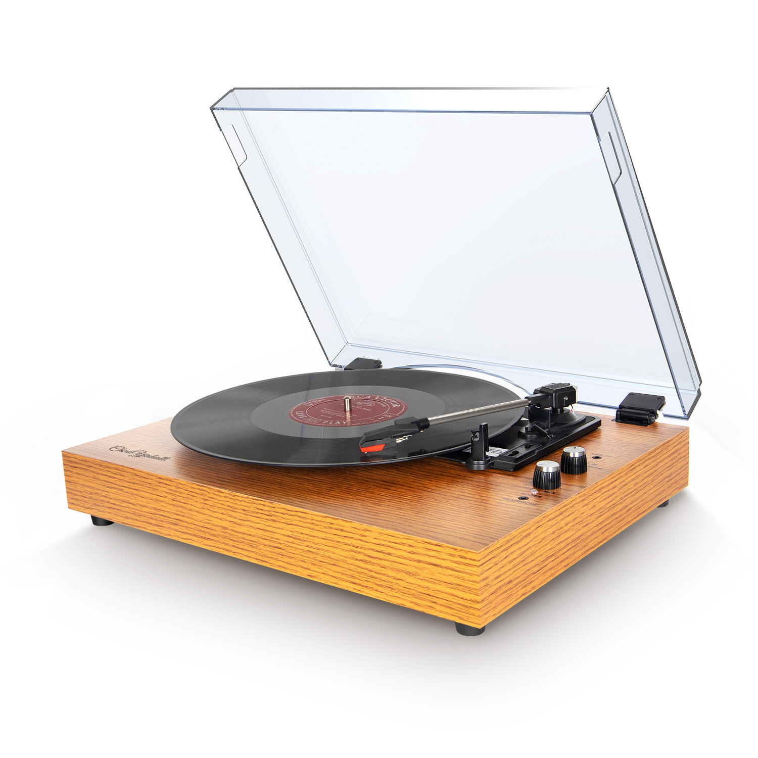 Vinyl Record Player, Record Pl - Desk Setup Speakers recension och pris