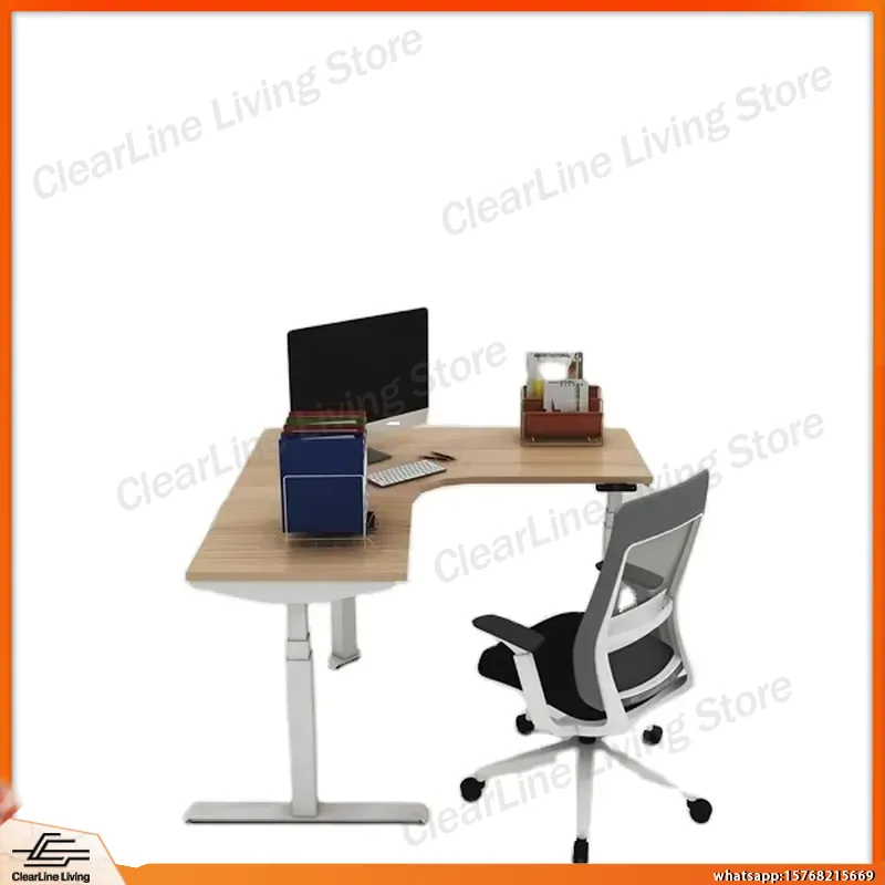 L Shaped Electric Height Adjus - Desk Setup Designer recension och pris
