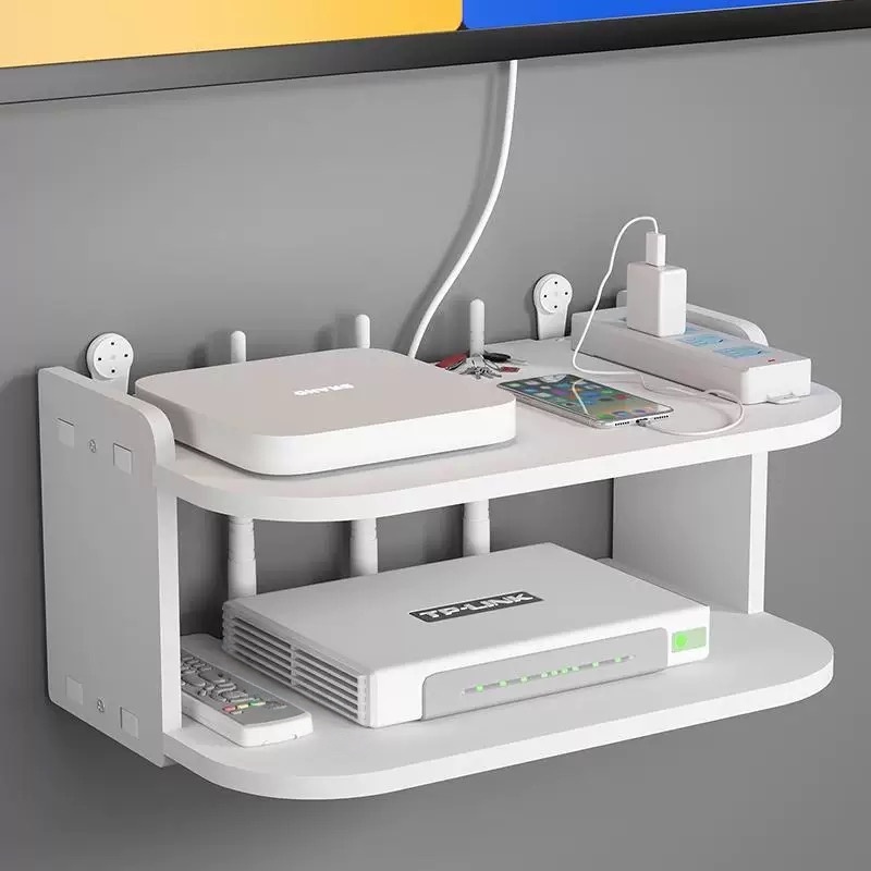 Wall-Mounted Router & Cable Or - Desk Setup With Tv recension och pris