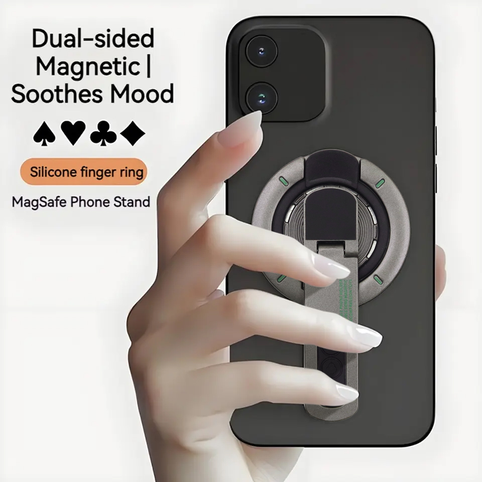 Double-Sided Magnetic Phone Ri - Desk Setup Stand recension och pris