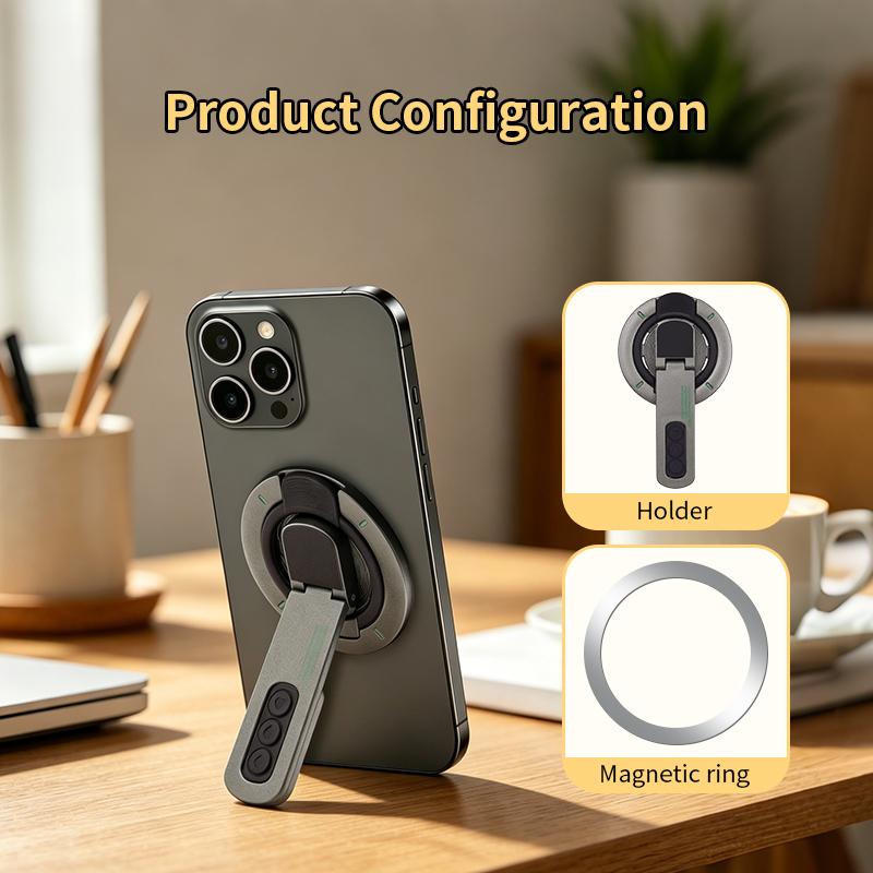 Double-Sided Magnetic Phone Ri - Desk Setup Stand recension och pris