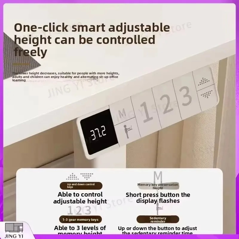 Electric Height Adjustable Sta - Desk Setup Study recension och pris