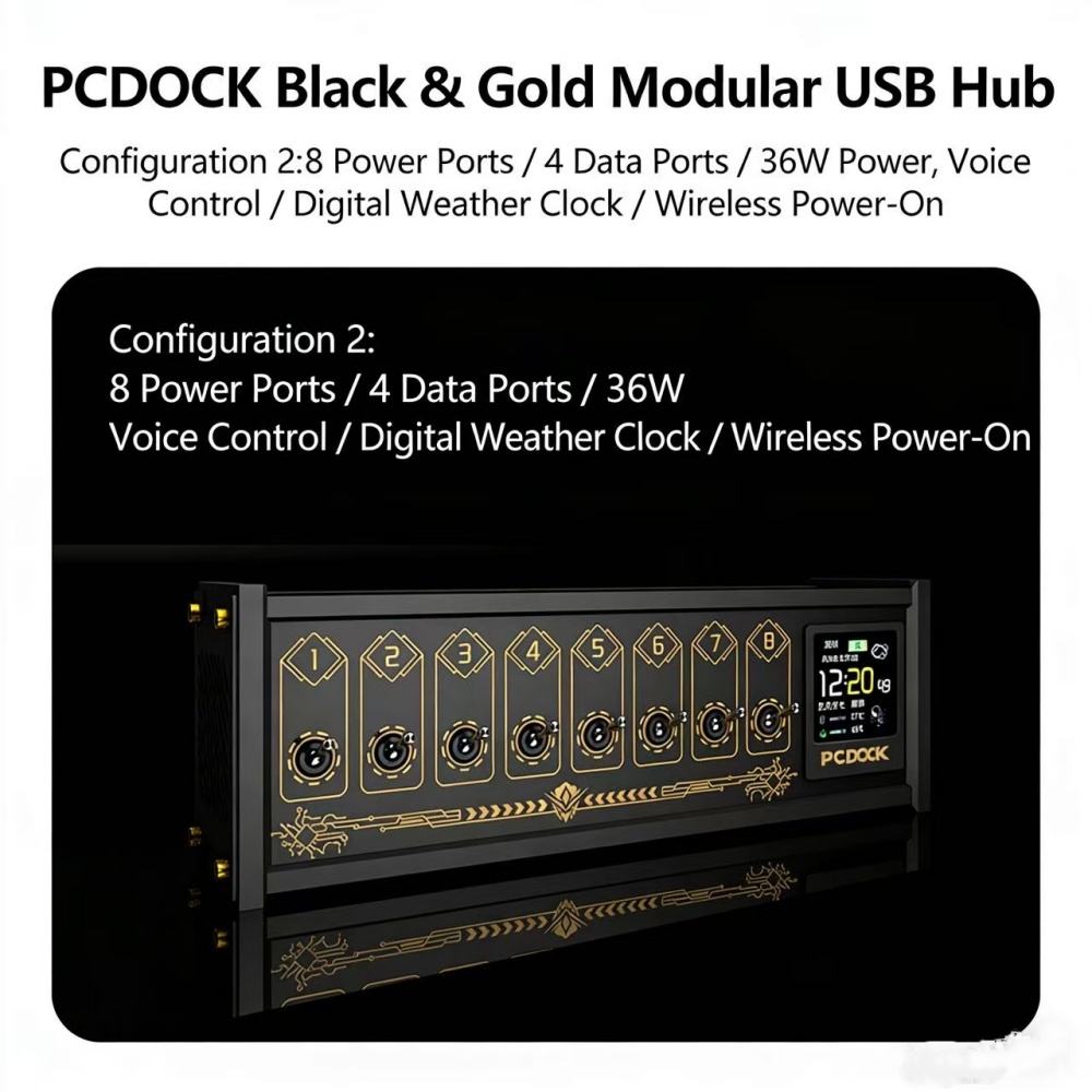 PCDOCK Block USB Desktop Power - Desk Setup Designer recension och pris