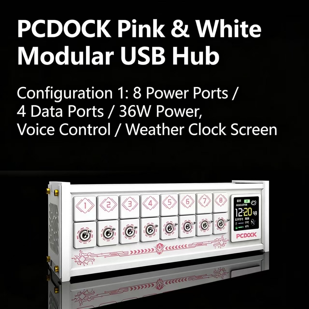 PCDOCK Block USB Desktop Power - Desk Setup Designer recension och pris