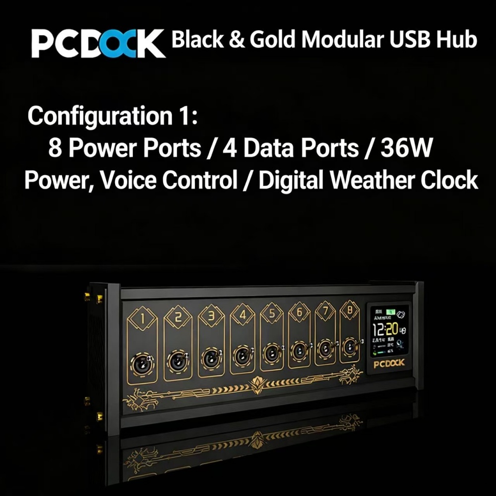 PCDOCK Block USB Desktop Power - Desk Setup Designer recension och pris