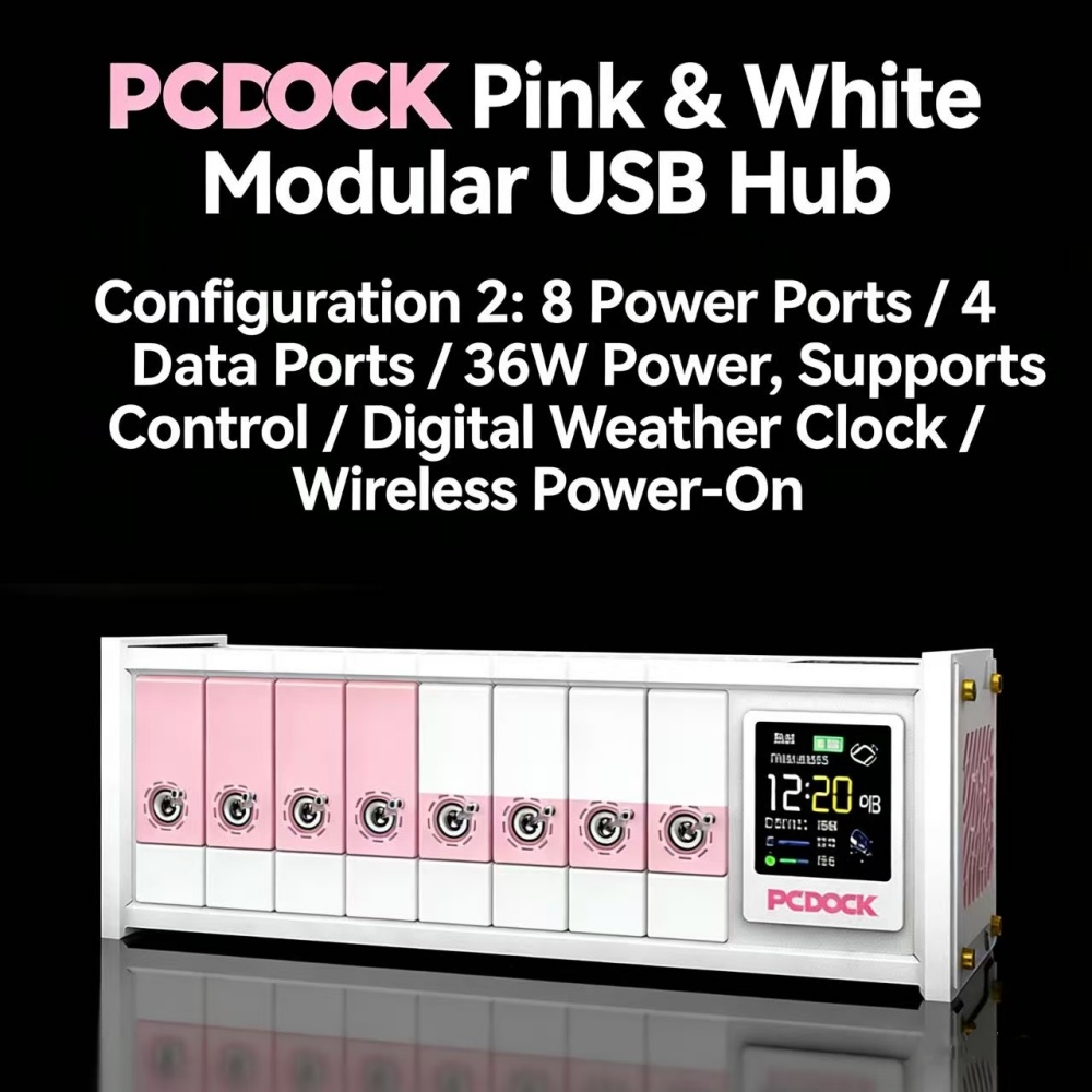 PCDOCK Block USB Desktop Power - Desk Setup Designer recension och pris