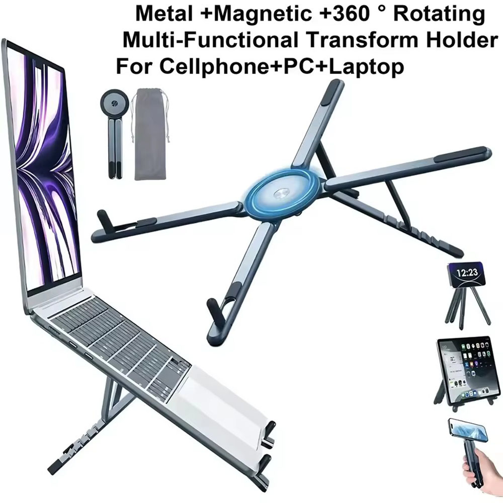Portable Magnetic Phone Holder - Desk Setup Stand recension och pris