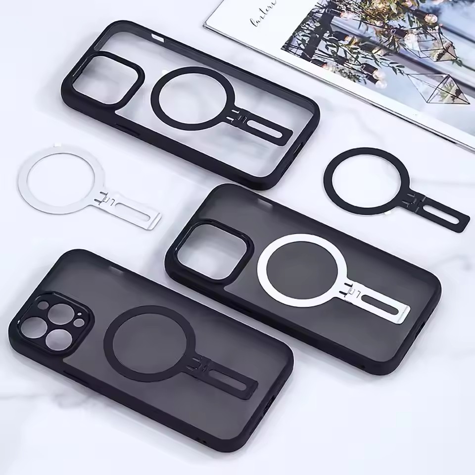 Magnetic Metal Folding Phone S - Desk Setup Stand recension och pris