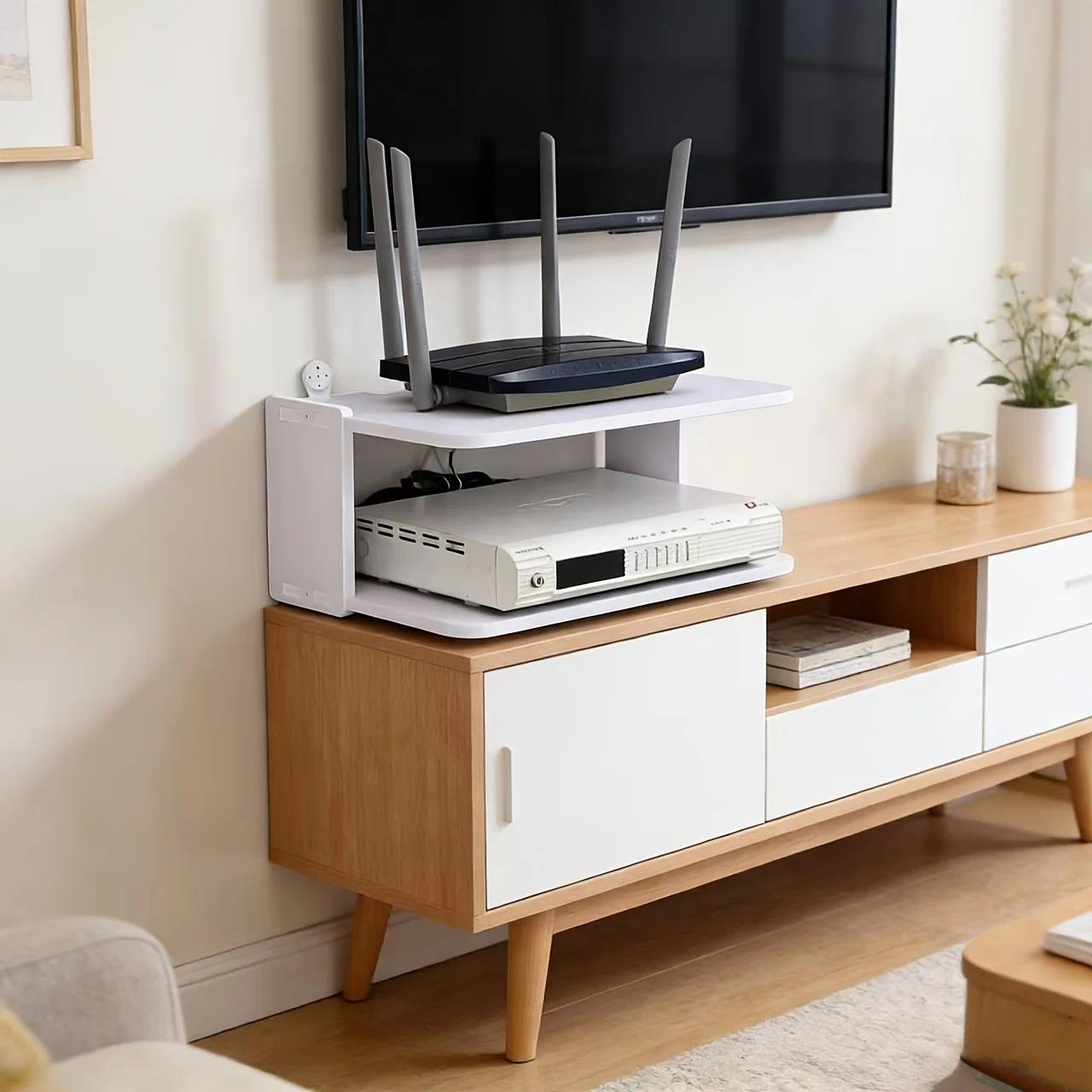 Wall-Mounted Router & Cable Or - Desk Setup With Tv recension och pris