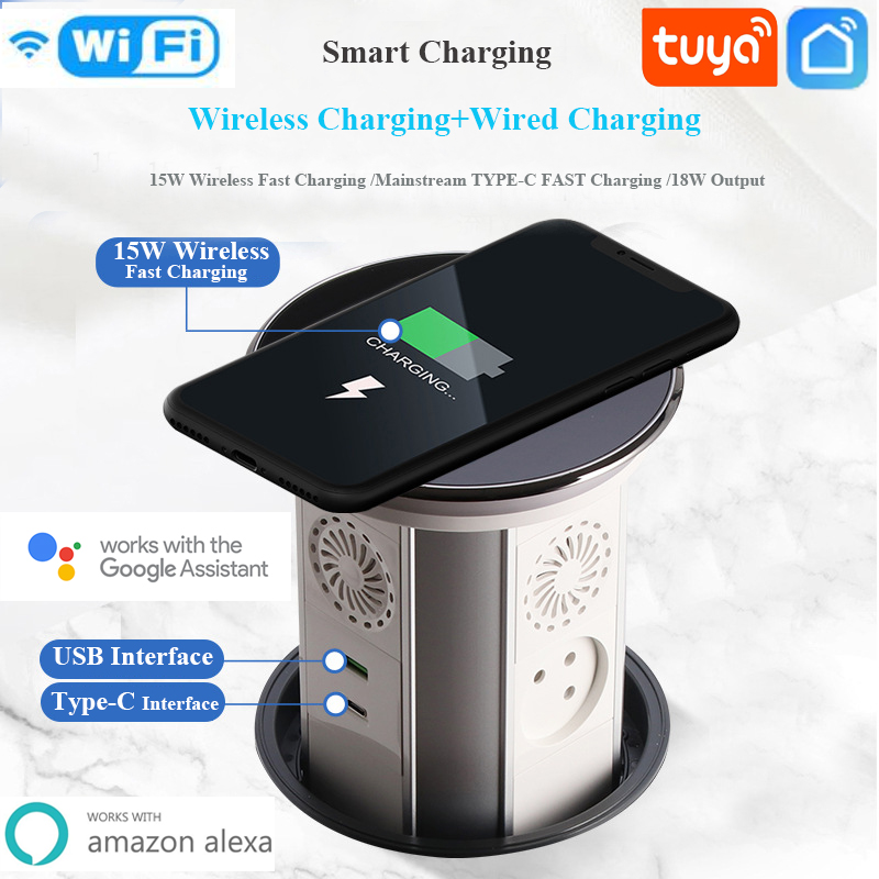 WIFI Tuya Touch Automatic Lift - Desk Setup Speakers recension och pris