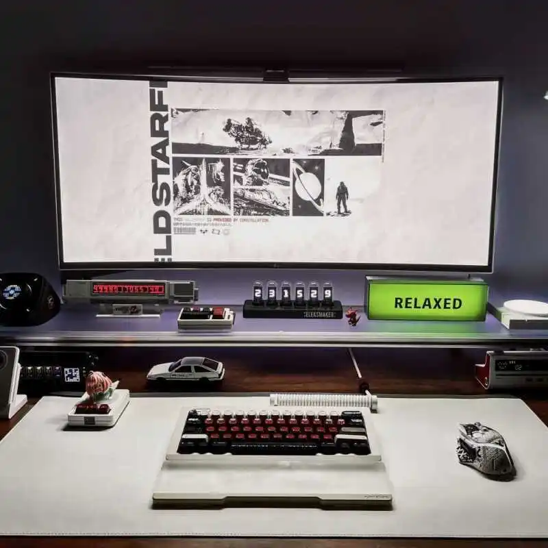 Aluminum Monitor Stand Acrylic - Desk Setup With Laptop And Monitor recension och pris
